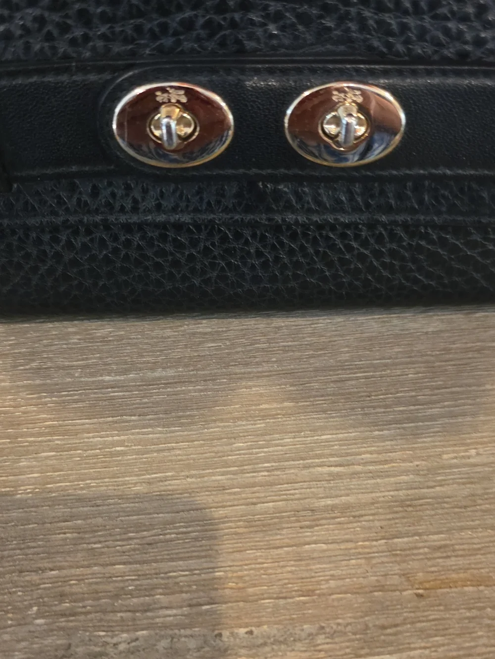Coach Blake Luxurious Pebble Leather Organizer Clutch